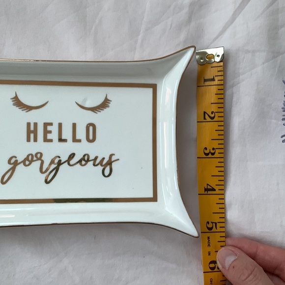 Hello gorgeous trinkets white/gold, OS, - Picture 5 of 5